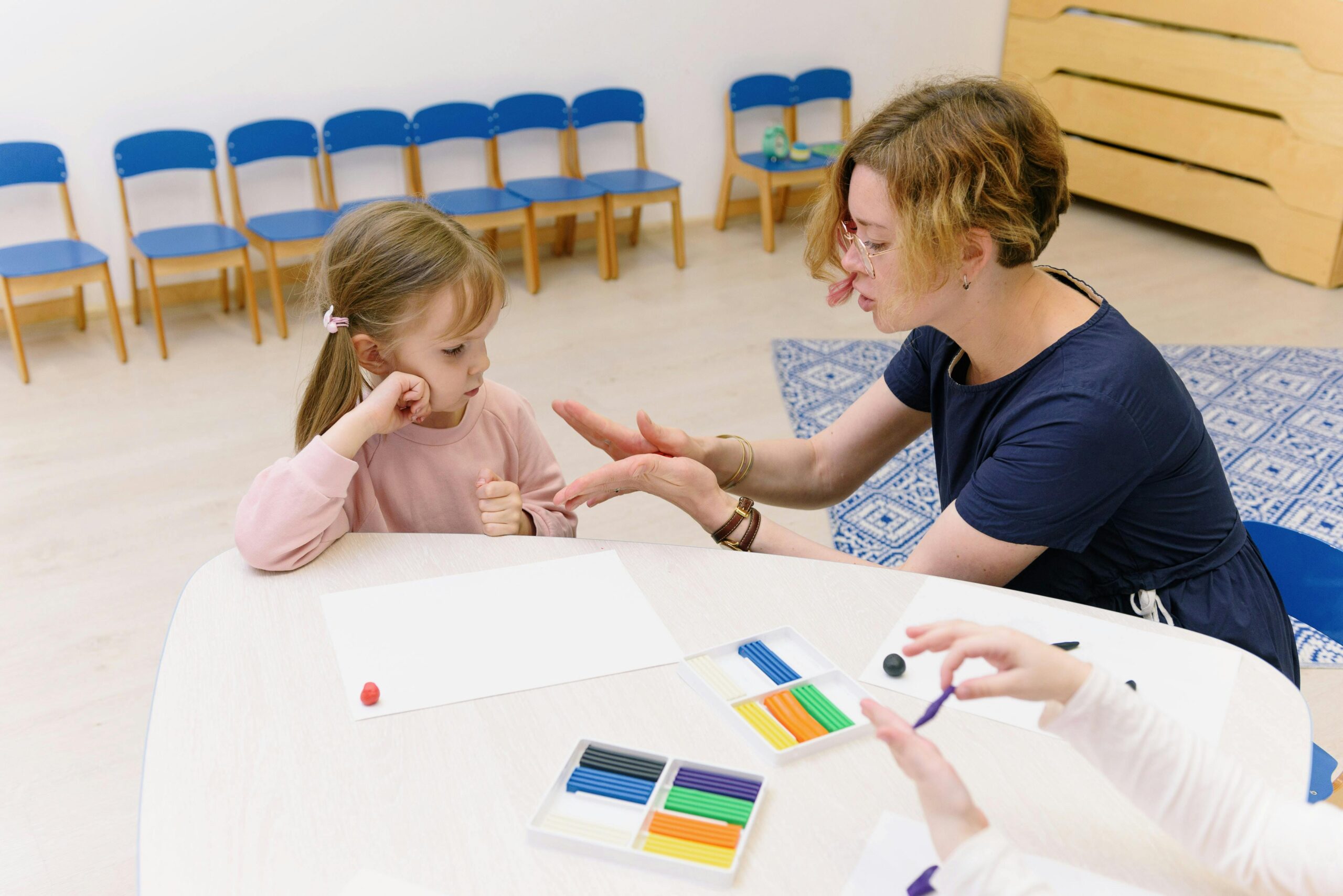 Bambini durante un'attività educativa