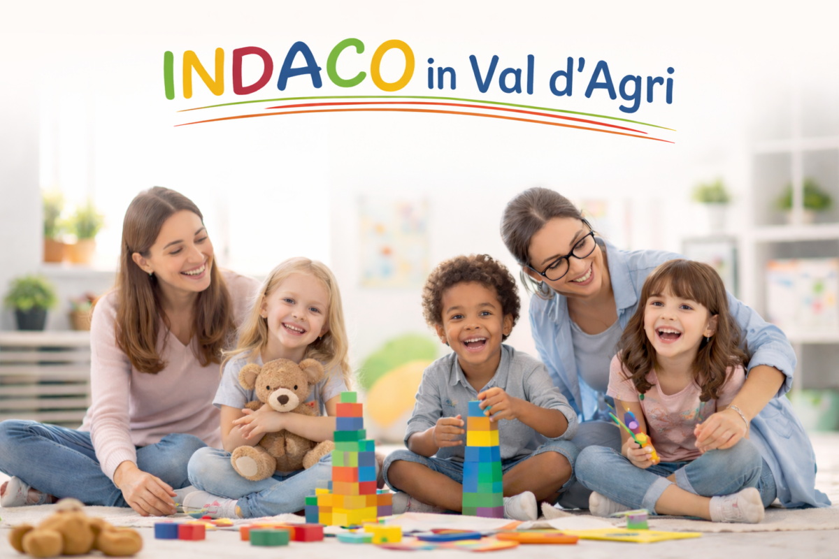 Bambini impegnati in attività educative