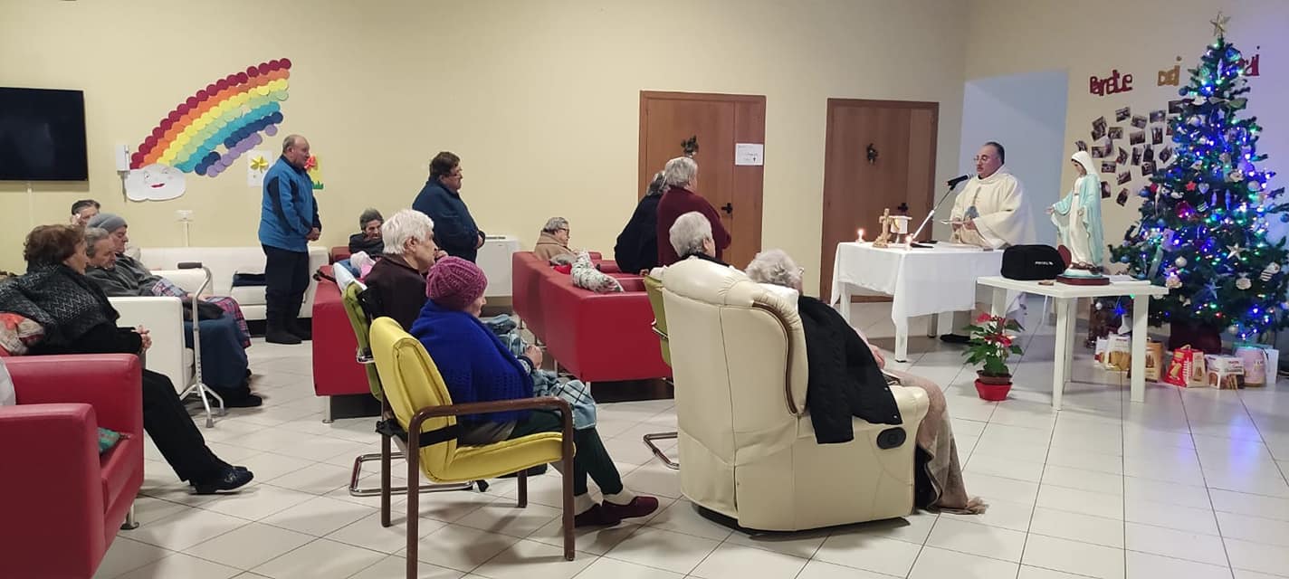 Un momento condiviso nella struttura